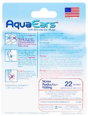 [Australia] - Aqua Ears Soft Silicone Earplugs (6 Pair) 6 Pair 
