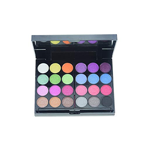 [Australia] - Eyeshadow Palette Makeup Palette 35 Bright Colors Matte and Shimmer Lip Gloss Blush Brushes 
