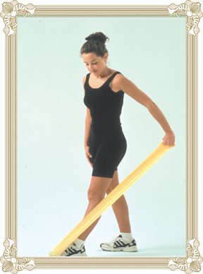 [Australia] - Cando 10-5282 3 Piece Low Powder Moderate Exercise Band PEP Pack Latex 