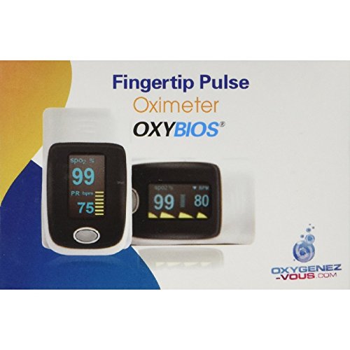 [Australia] - Finger Pulse OXIMETER Blue"All-in-one Portable and Heart Rate Monitor with Instructions in French. Analysis and Measurement th 