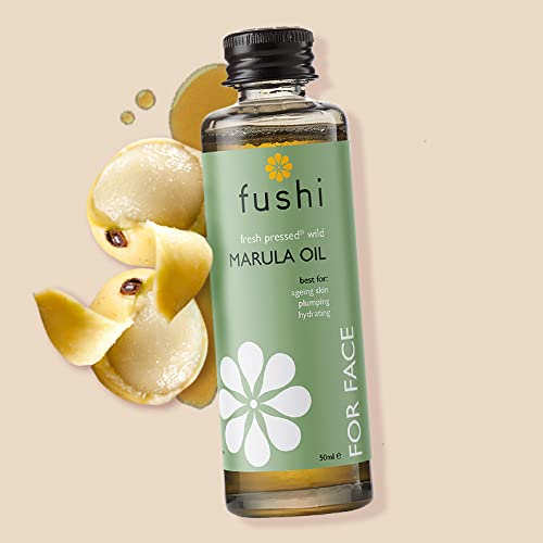 [Australia] - Fushi Organic Marula Seed Oil 50ml | Virgin & Fresh-Pressed | Rich in Fatty Acids, Vitamins C & E | Best for Fine Lines, Anti-ageing, Dehydrated Skin & Moisturising | Ethical & Vegan |Made in the UK 