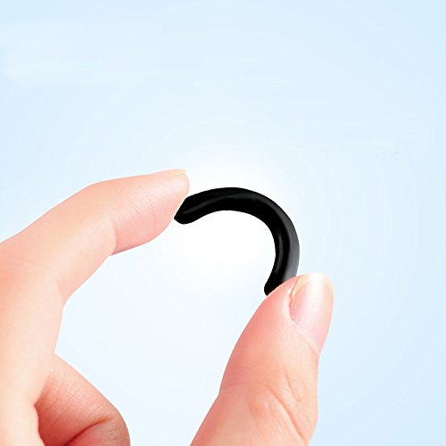 [Australia] - 5PCS/18PCS Silicone Replacement Cushion Eyelash Curler Rubber Refills Pad Makeup Tool for Most Eyelash Curler (Black(5PCS)) Black(5PCS) 