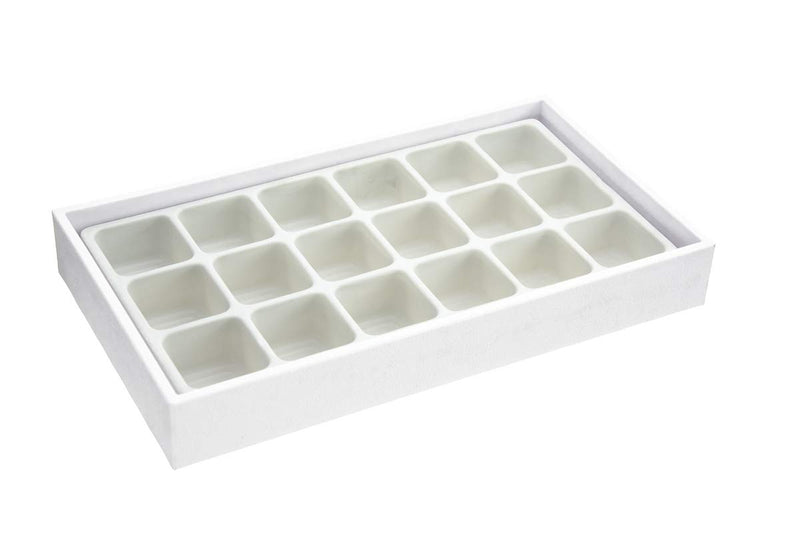 [Australia] - SE White 18-Section Liner Tray - J0818W 