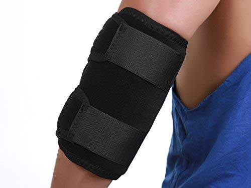 [Australia] - Elbow Ice Pack Soft Brace + Compression for Tennis Elbow Fast Pain Relief, 360 deg. Ice Wrap, 0 deg. C 15-20 Minutes, Icing Recommended by Ortho MDS as Safe and Effective. Universal Size, USA 