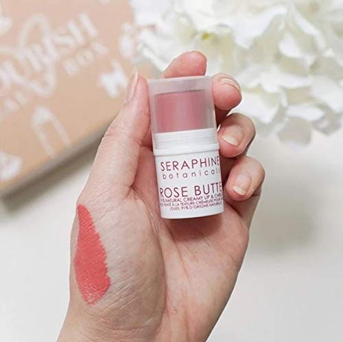 [Australia] - Seraphine Botanicals 91% Natural Creamy Lip & Cheek Stain Butter (Rose Butter) Rose Butter 