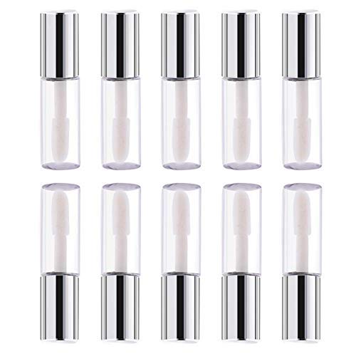 [Australia] - 45Pcs Reusable Lipstick Bottle, 1.2 ML Lip Gloss Tube Empty Lip Gloss Tubes Container Clear Mini Empty Lip Balm Bottles Handmade Cosmetics Subdivision Bottles for Travel Use DIY Cosmetic Storage 