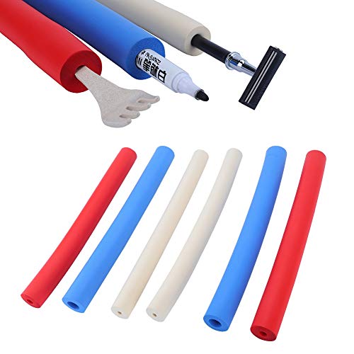 [Australia] - Foam Grip Tubing, 6pcs Padding Grips for Toothbrush Pens, Non-Slip Foam Utensil Handles Sleeve Cover, Arthritis Cutlery Gripping Tool for Disabled Elderly 