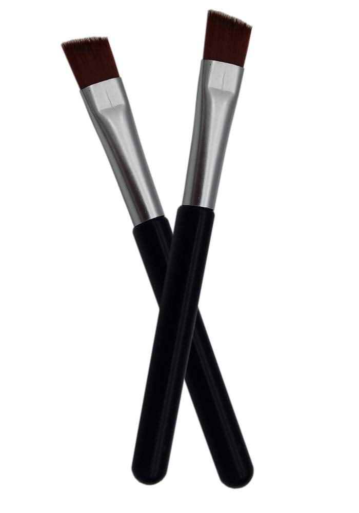 [Australia] - VOSAIDI 10pcs Eyebrow Brush Portable Premium Quality Angled Eye Brow Brush and Spoolie Mini Brush 
