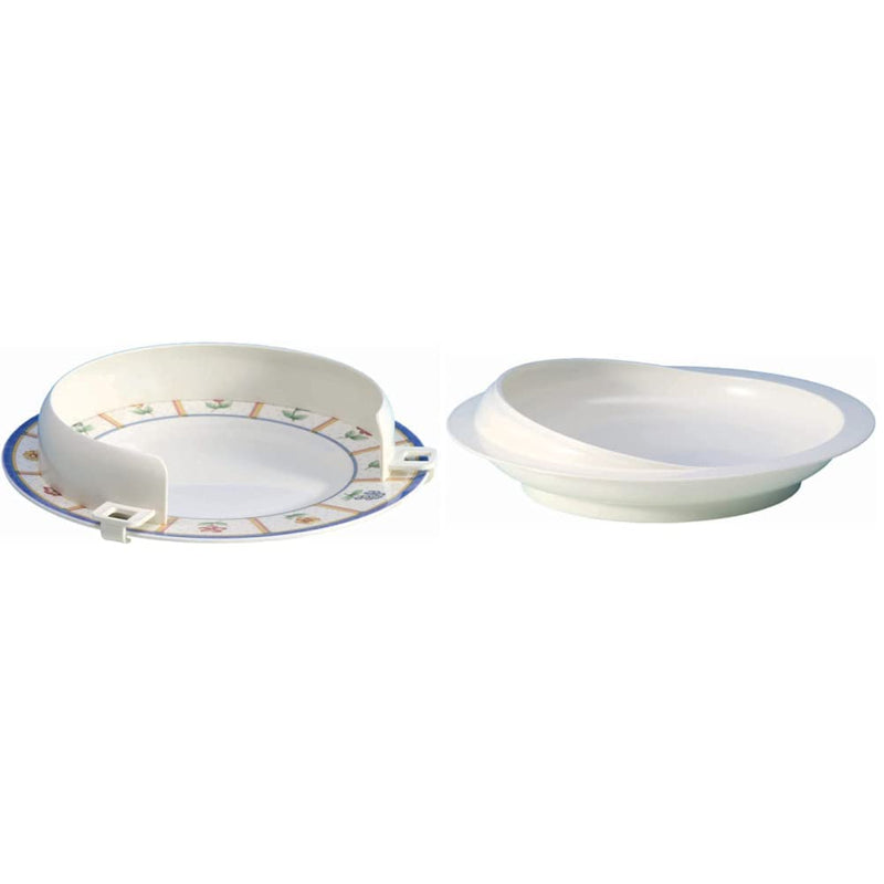 [Australia] - Aidapt Plate Guard 8-12inch (Eligible for VAT Relief in The UK) & Scoop Plate (Eligible for VAT Relief in The UK) 203 - 304 mm (8 - 12 pollici) + Scoop Plate 