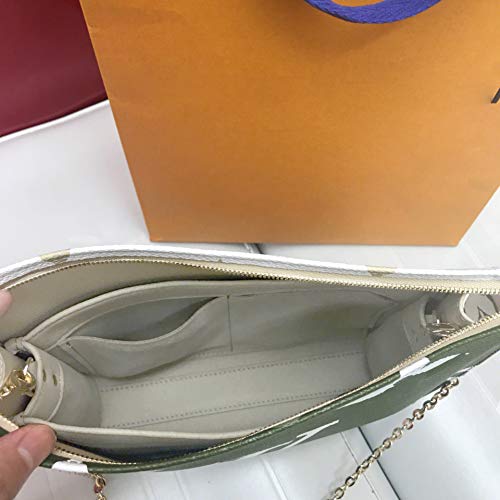 [Australia] - Tourdream Purse Organizer Insert Fit Toiletry Pouch 26 19 Handbag Shaper Premium Microfiber with Gold Buckles (Toiletry Pouch 19, Light Khaki) Toiletry Pouch 19 