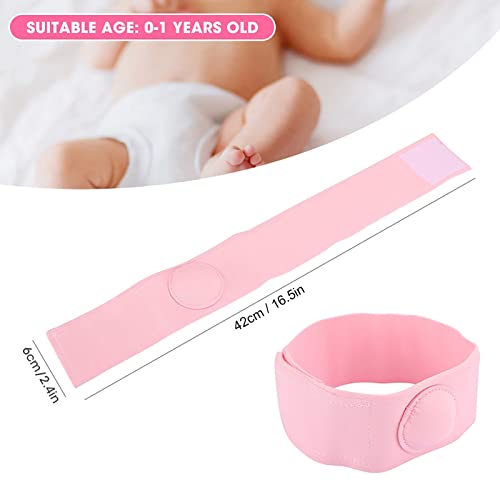 [Australia] - Hernia Belt, 2pcs Hernia Belt Hernia Therapy Treatment Children Infant Baby Umbilical Hernia Belt(Pink) 