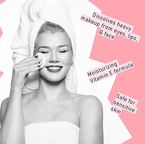 [Australia] - LA Fresh Makeup Remover Facial Cleansing Wipes Pack of 50ct Individually Wrapped 6x8” Wipes Made With Vitamin E To Leave Skin Soft And Smooth Convenient Size For Purse, Gym Bag, Nightstand, Car, Travel Size 50 Count 