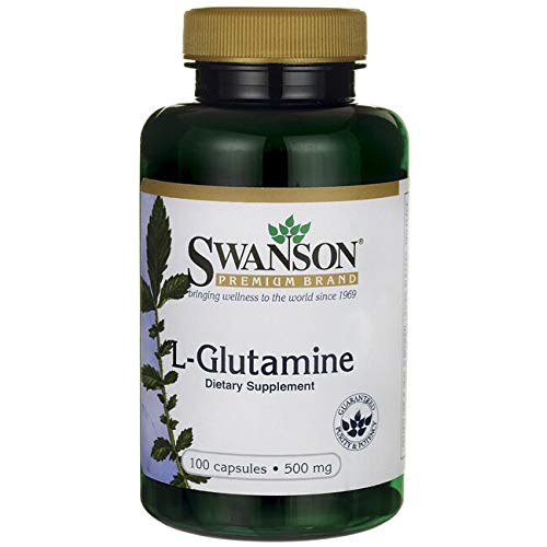 [Australia] - Swanson Amino Acid L-Glutamine 500 Milligrams 100 Capsules 1 