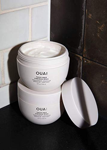 [Australia] - OUAI Treatment Masque. Repair and Restore Hair with the Deeply Moisturizing Hair Masque. Leave Hair Feeling Soft, Smooth and Strong. Free from Parabens and Phthalates (8 fl oz) (NEW - THICK) NEW - THICK 