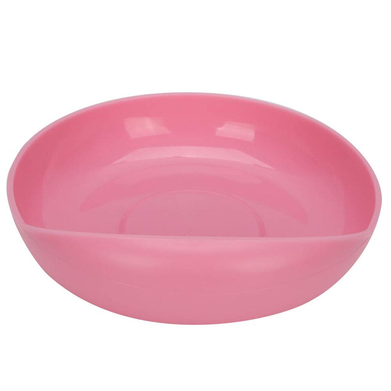 [Australia] - Spill Proof Plate, Red Non Toxic PP + Food Grade Silicone Elderly Care Eating Plate, for Elderly, Disabled, Stroke Patients and Those Unable to Handle Bowls 