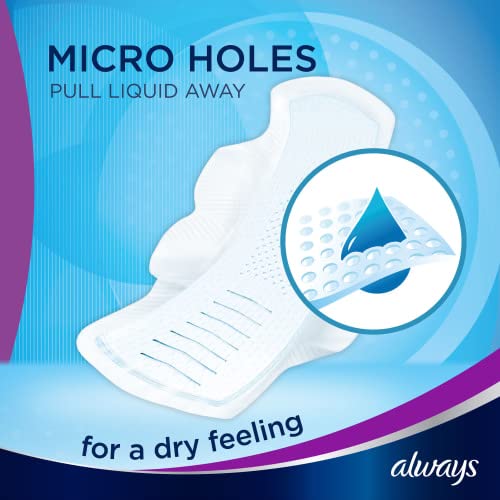 [Australia] - Always Infinity Long (Size 2) Sanitary Towels with Wings, 11 per Pack (Pack of 4) Size 2 (Pack of 44) 