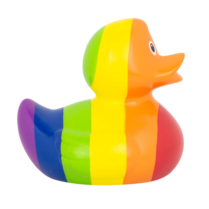 [Australia] - Lilalu Happy Pride Rainbow Rubber Duck - Collectable Gift - UK FREEPOST, Multicolour (2317) 
