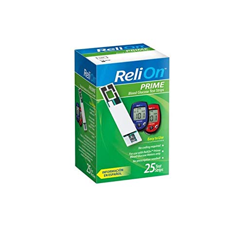 [Australia] - ReliOn 30G Ultra-Thin Lancets, 100-ct | ReliOn Prime Blood Glucose Test Strips, 25-ct | Bundled Set 2 Piece Set 
