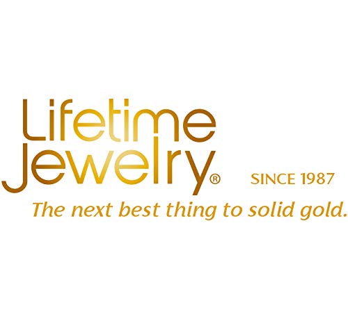 [Australia] - Lifetime Jewelry 4mm Diamond Cut Curb Link Anklet for Women & Men 24k Gold Plated Bracelet 9.0 Inches 