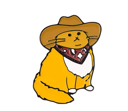 [Australia] - Combo Pin Enamel Cowboy Wizard Cat Kitty 