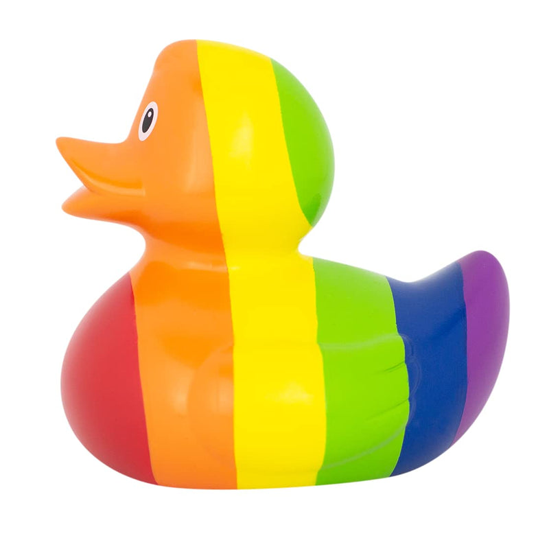 [Australia] - Lilalu Happy Pride Rainbow Rubber Duck - Collectable Gift - UK FREEPOST, Multicolour (2317) 