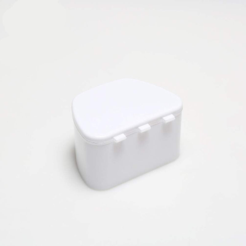 [Australia] - Milisten Plastic Denture Box Easy Carrying Denture Holder Non-Toxic False Teeth Storage Box Portable Denture Box for Trip Travel Home 