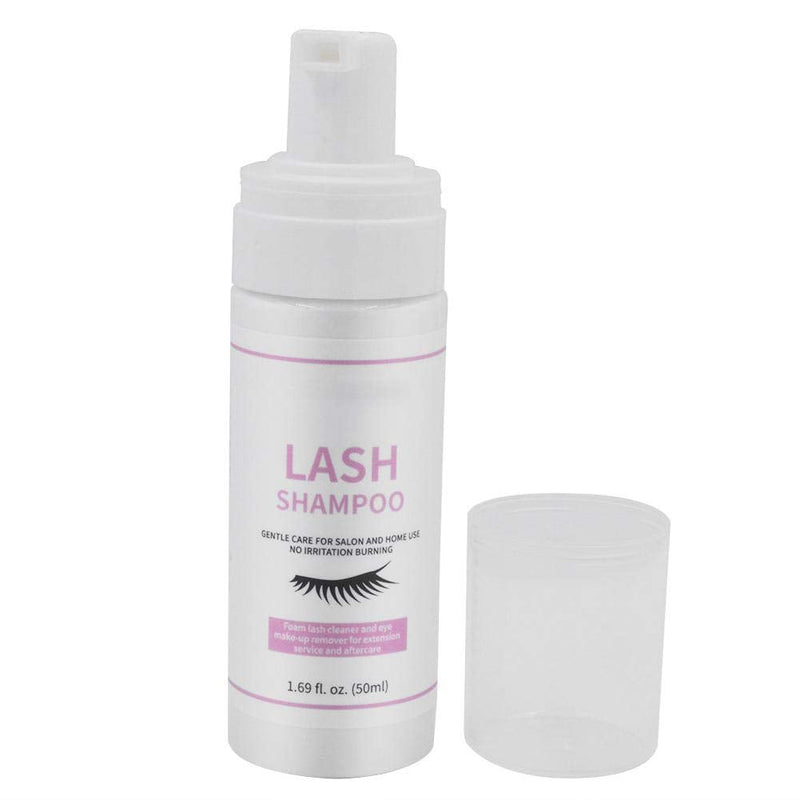 [Australia] - 50ml Eyelash Cleanser, Eyelid and Eyelash Foam Shampoo Gentle Eyelash Extension Cleanser for Removing Oil Make-up Residues 