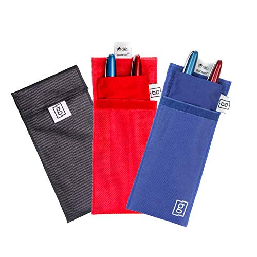 [Australia] - Glucology Insulin Cooling 2 Pen Pouch | No Ice Pack or Batteries Needed | New Innovative Technology | Perfect for Travel | Duo Pen Pouch, Black 
