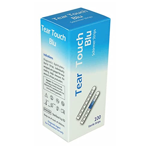[Australia] - KASHSURG Schirmer Tear Test Strips with Blue Mark 100 Strips (Sterile) 