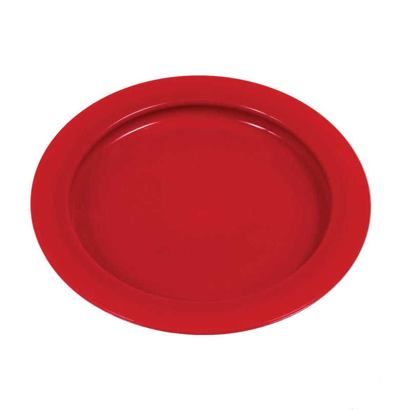 [Australia] - SP Ableware-36751 Maddak Inner-Lip Plate, Red (745310004) Red, Redware 