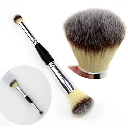 [Australia] - DNHCLL Multi-functional Double Head Makeup Brush Eyeshadow Powder Blush Brush Beauty Tools Professional Powder Makeup Brush Face Blush Make Up Cosmetic Tool for Lady Women Daily Beauty 