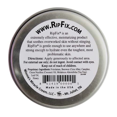 [Australia] - RipFix by Winnies - Hand Repair Cream & Callus Treatment for Cracked or Ripped Hands - 1.34 oz Tin 1.34 Ounce (Pack of 1) 