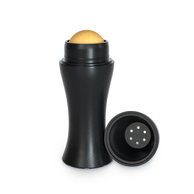 [Australia] - OIL ABSORBING FACIAL ROLLER, ON THE GO, STOP SWEAT SKINCARE TOOL VOLCANIC ROCK, SKINCARE FOR BLOCKED PORES 