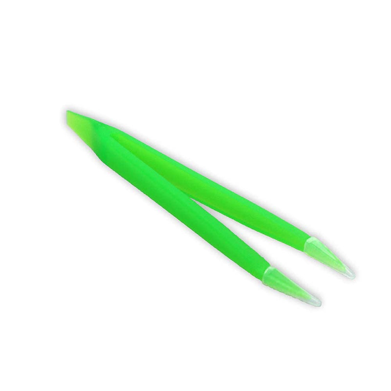 [Australia] - SPORTS WORLD VISION New Large Contact Lens Tweezer - For Removing and Inserting Contact lenses Green 