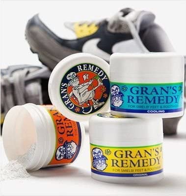 [Australia] - Gran's Remedy Shoe Deodorizer and Foot Odor Eliminator Powder for Men, Women, and Kids, Absorb Sweat and Moisture, Neutralize Smelly Odors (Scented, Tub (1.76 oz)) Scented Tub (1.76 oz) 