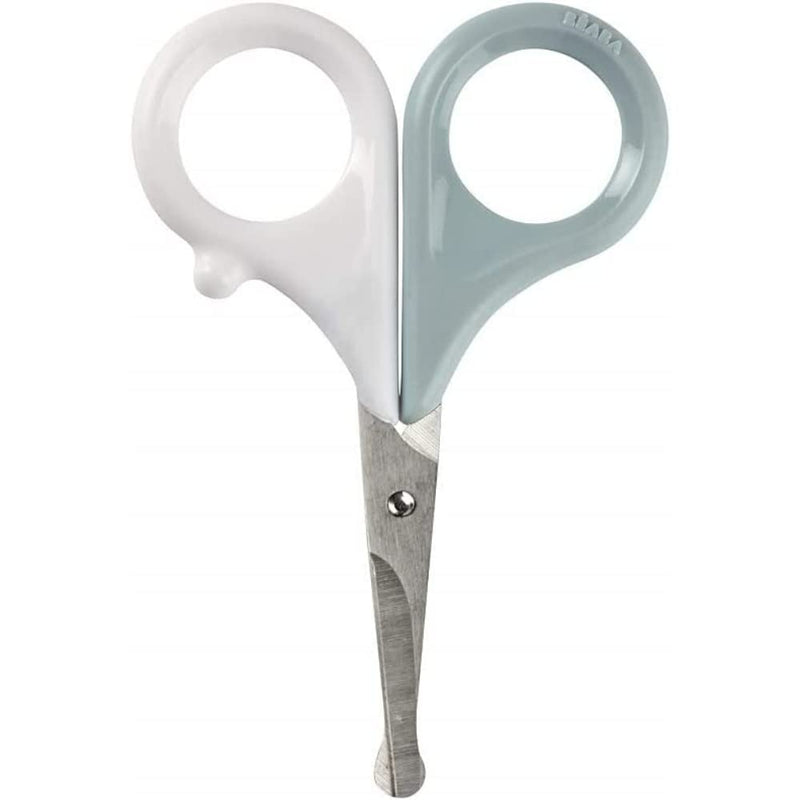 [Australia] - BEABA Nail Scissors for Babies and Kids - for Nail Care and Manicure - Rounded Tips - Blue 