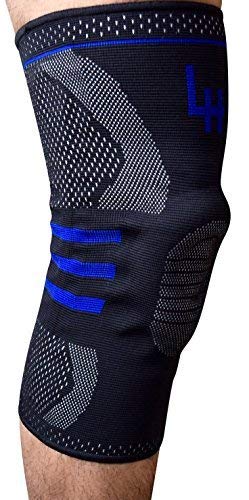 [Australia] - Active Relief Knee Brace by Lifehapps - Patella Knee Support Compression Sleeve with Side Stabilizers for Arthritis Joint Pain, Meniscus Tears, ACL, MCL Injuries, Exercise, Running (3XL, Black) 