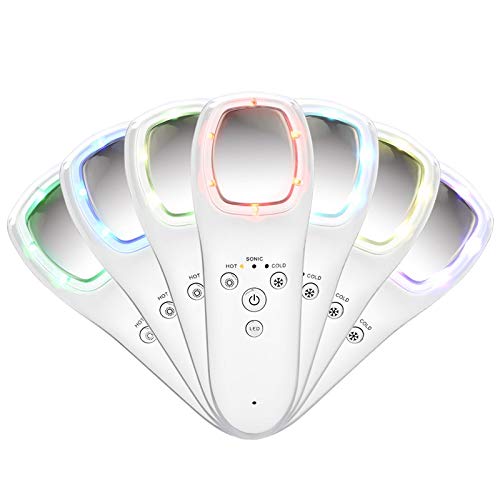 [Australia] - YAVOCOS Rechargeable Hot Cold Hammer Facial Vibration Massager Face Lifting Skin Care Spa Beauty Massage Remove Wrinkle Skin Tightening 