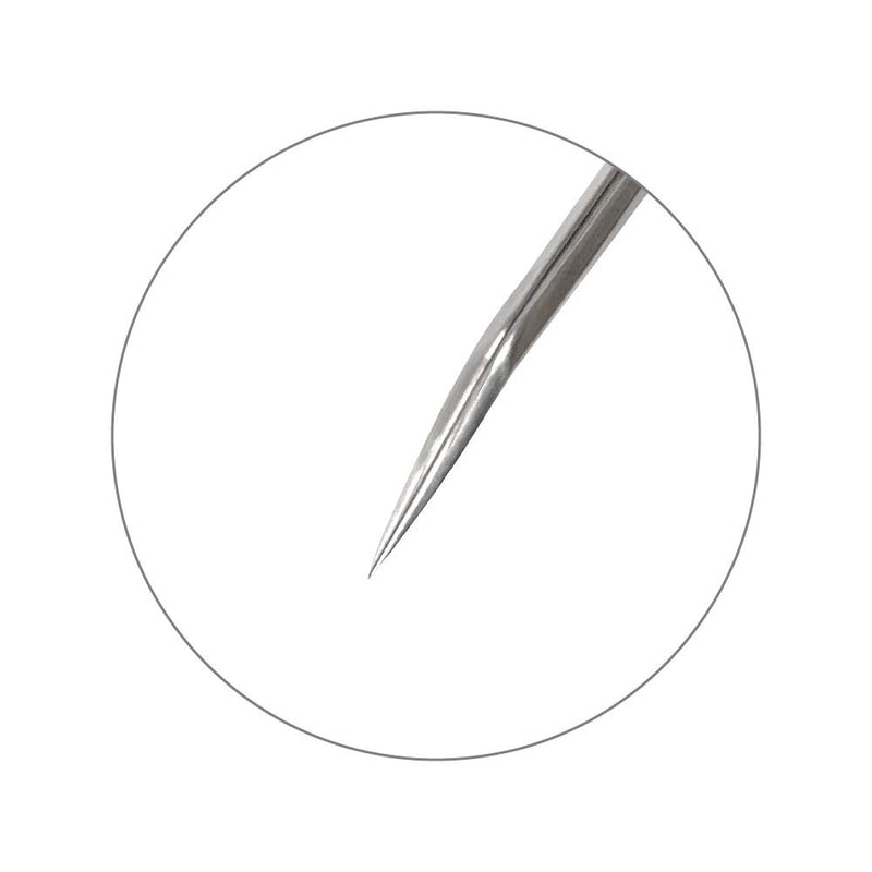 [Australia] - JOVISA Made In Japan Eyelash Extension Tweezers for Mega Volume And 3D 6D Mink Eyelash, SUS 304 Stainless Steel Straight Angled Tip False Eyelash Extension Supplies (R-6Ds) R-6DS 