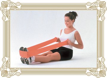 [Australia] - Cando 10-5282 3 Piece Low Powder Moderate Exercise Band PEP Pack Latex 