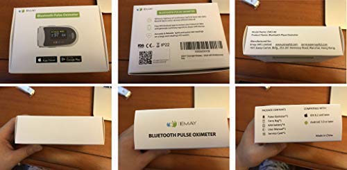 [Australia] - EMAY Sleep Oxygen Saturation Monitor | Records Oxygen & Heart Rate Continuously | Provides Granular Data, Overnight Report and CSV File | Comes with iOS/Android App 