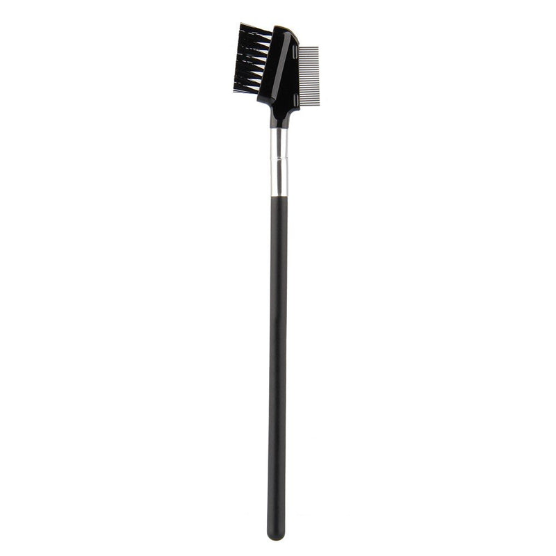 [Australia] - Beauty7 Professionl Dual Comb Brow Brush and Eyelash Comb Groomer 