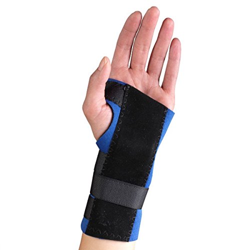 [Australia] - OTC Wrist Splint, Cock-up Style, Neoprene, Black, Medium (Left Hand) Black (Left Hand) Medium (Pack of 1) 