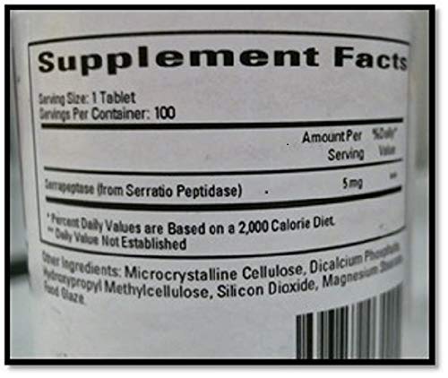 [Australia] - Cardiovascular Research Serraflazyme Tablets, 100 Count 