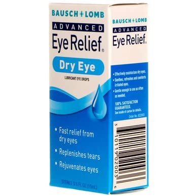 [Australia] - Bausch & Lomb Advanced Eye Relief Rejuvenation Lubricant Eye Drops 0.50 oz (Pack of 6) 