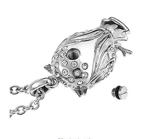 [Australia] - MEMORIALU Classic Owl Cremation Jewelry Urn Necklace for Ashes Keepsake Memorial Pendant Necklaces Grandma 