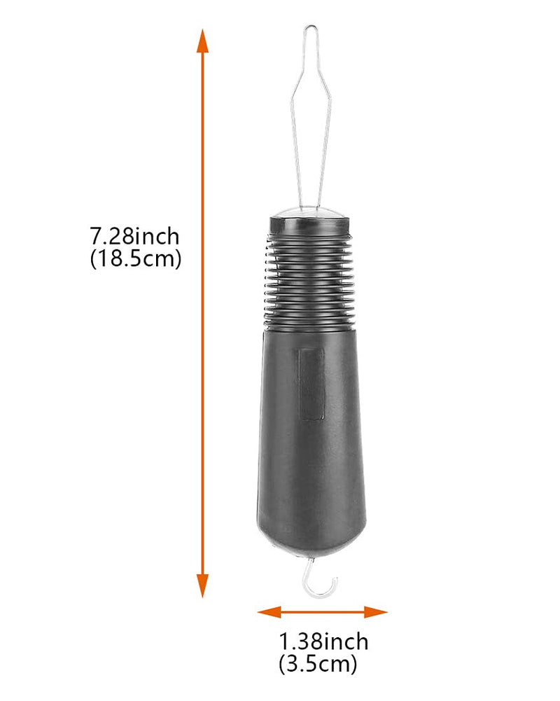 [Australia] - 2 Pack Button Hook and Zipper Pull Helper - Dressing Button Aid Assist Tool for Arthritis Disabled Elderly - 2 in 1 Dressing Aids Tool 