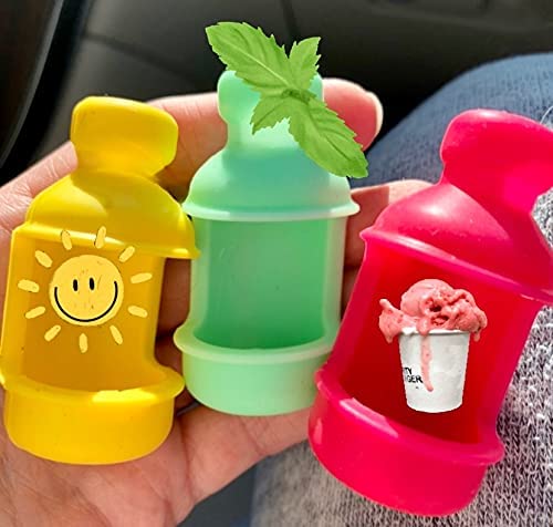 [Australia] - VIAL SAFE Insulin Bottle Protector Case/Sleeve for Diabetes, Reusable, Flexible Silicone Protective Sleeve, Summer Collection 3-Pack (Short), Yellow Sunshine, Raspberry Sorbet, Mojito Green 