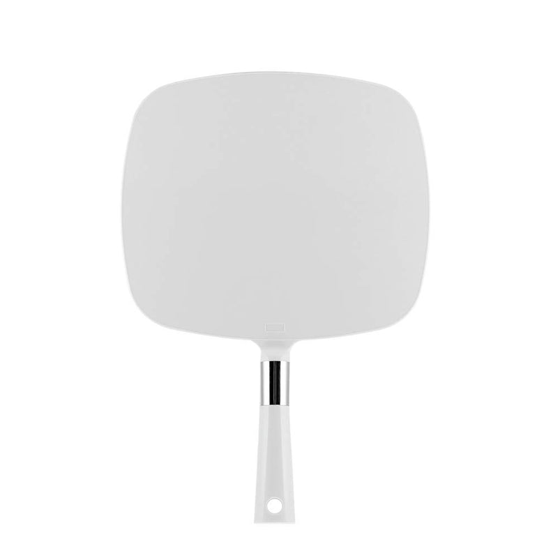 [Australia] - Snowflakes Large Hand Mirror with Handle-Hang Handheld Mirror Hairdresser Mirror.(White) 