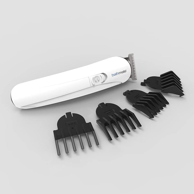 [Australia] - BathMate Trim Mens Shaver, Body Groomer & Groin Hair Trimmer, Balls Trimmer & Hair Clippers, Rechargeable Built-in Battery, Skin Safe Male Hygiene Razor 